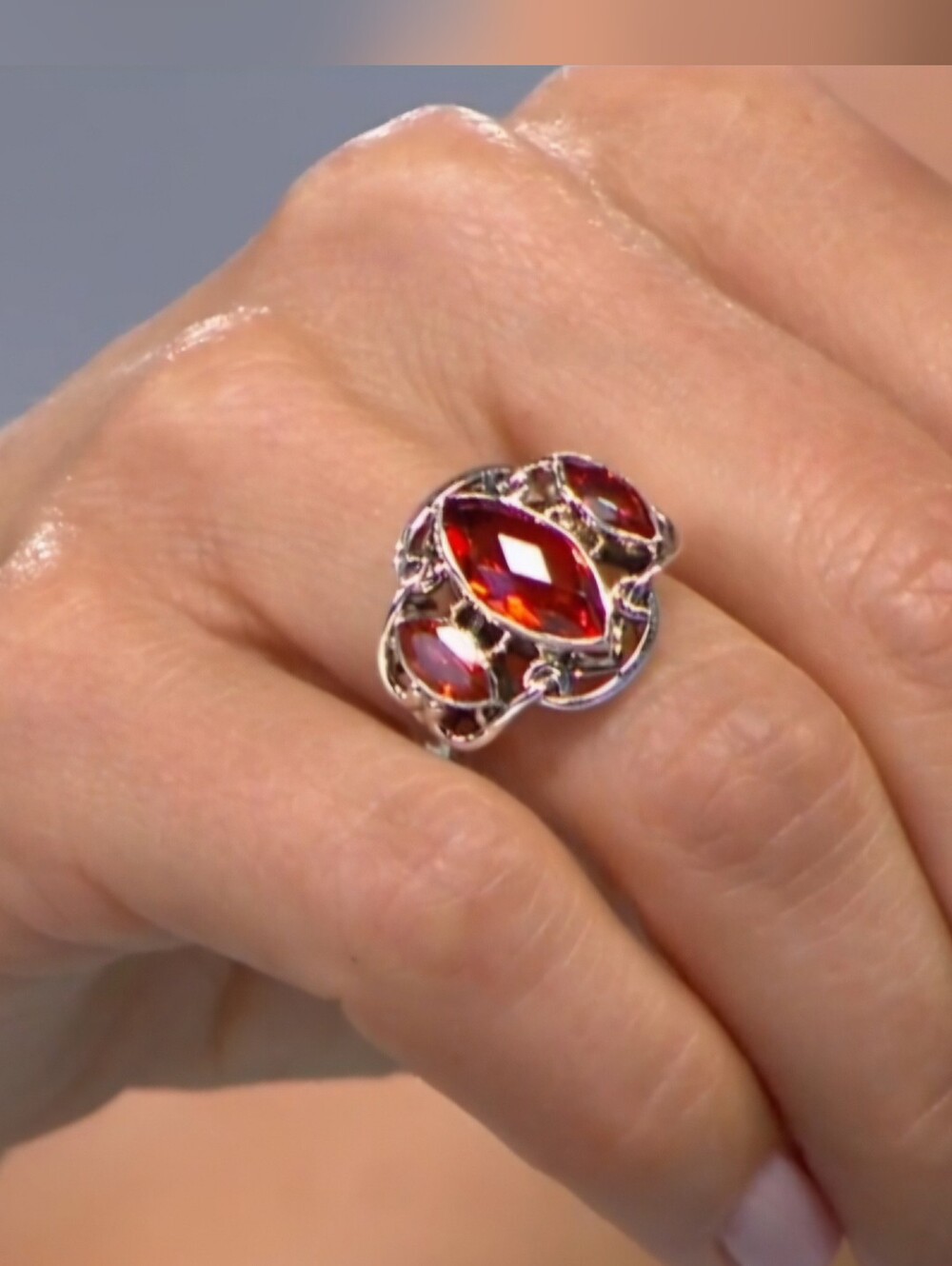 Nicky Butler Honey Topaz Marquise 925 Sterling Silver Size 7 Ring Designer NB